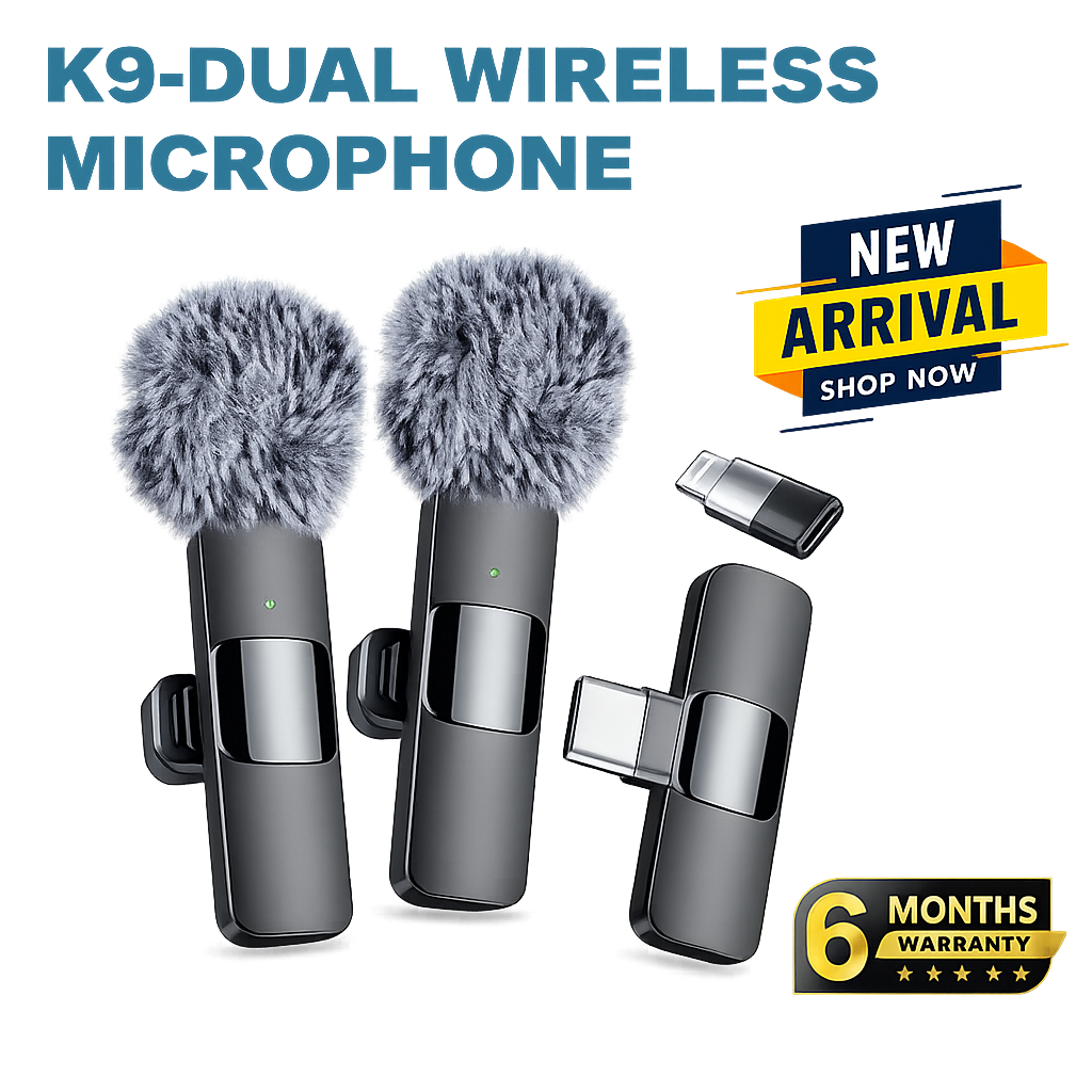 K9 Wireless Bluetooth Microphone