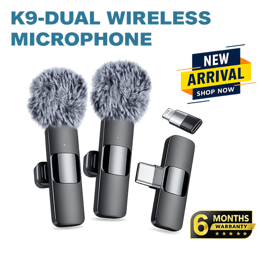 K9 Wireless Bluetooth Microphone