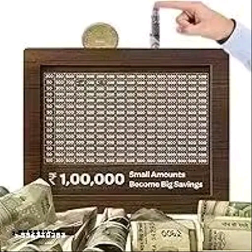 Wooden Money Bank Box